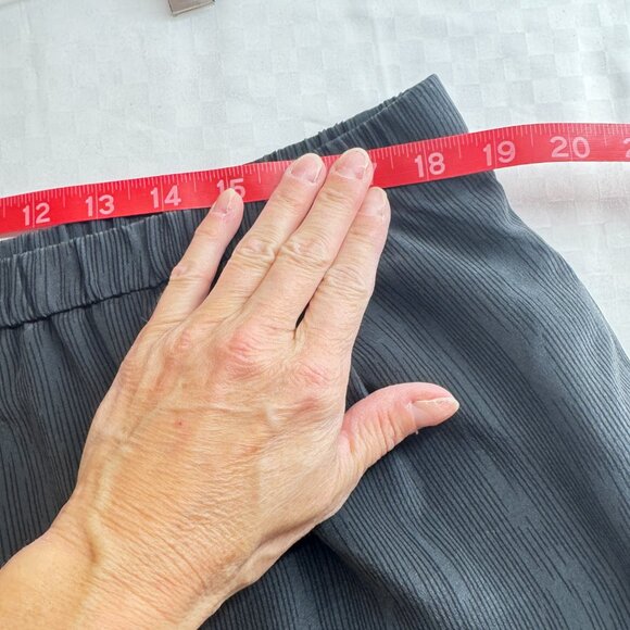 Eileen Fisher 100% Silk Georgette Lounge Pants - Picture 6 of 8